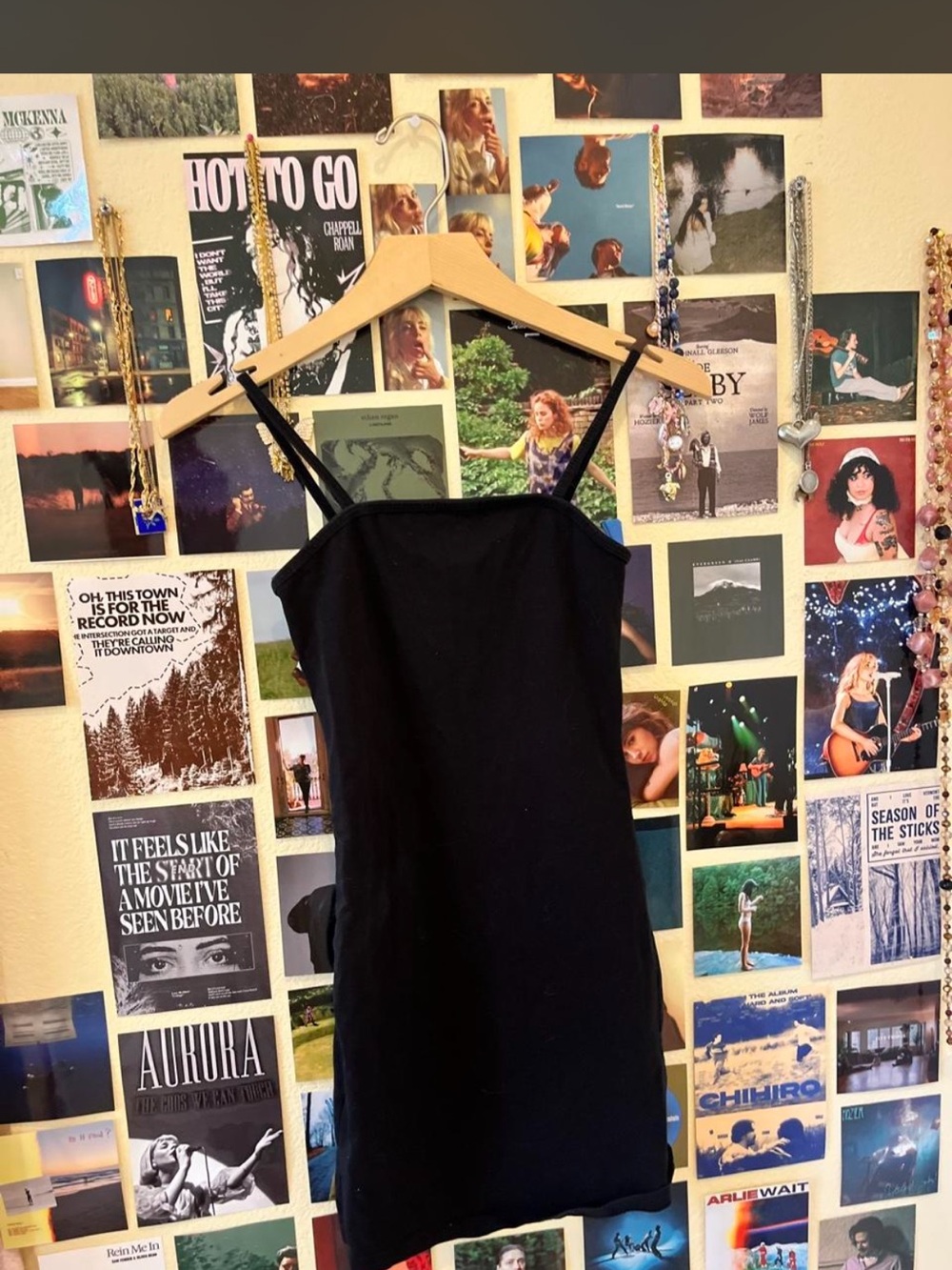 Black Women's Slip Dress - Classic Camisole Style